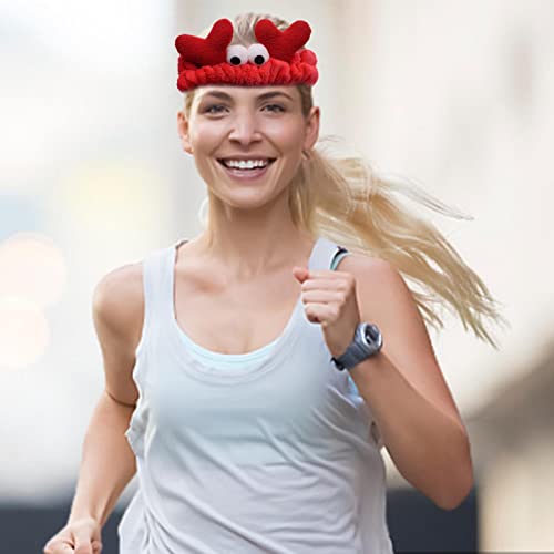 spa para mulheres | Faixa cabelo maquiagem | Faixa curta pelúcia para cuidados com a pele caranguejo