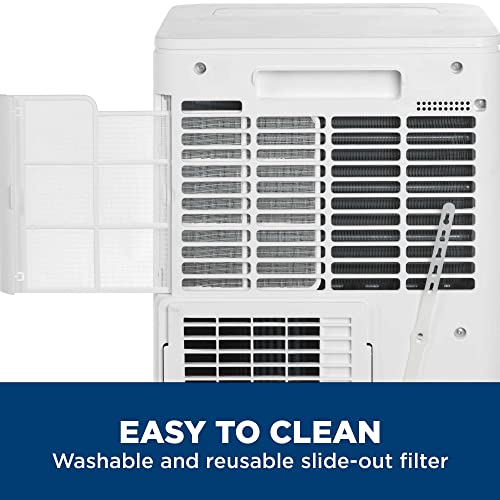 GE 9,000 BTU Portable Air Conditioner for Small Rooms up to 250 sq ft. (6,100 BTU SACC), 3-in-1 with Dehumidify, Fan and Auto Evaporation, Included Window Installation Kit - Image 6