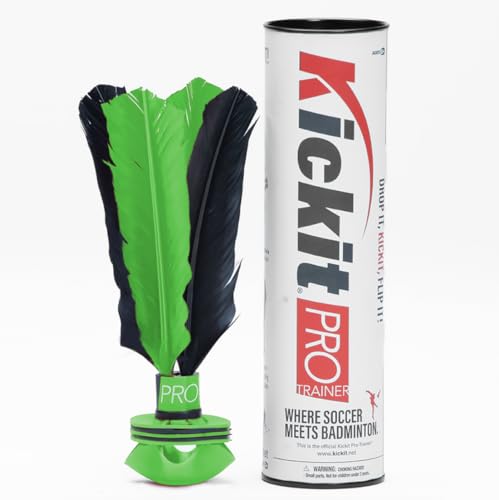 Image of Kickit | The Original Birdie Soccer PRO Trainer | Play Outdoors, Indoors or Backyard, Beach or Tailgate, All Ages Fun & Travel Friendly (Black & Red)