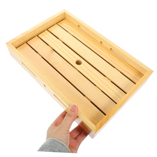 Plato japonés de madera para sushi de 12 pulgadas miniatura 7