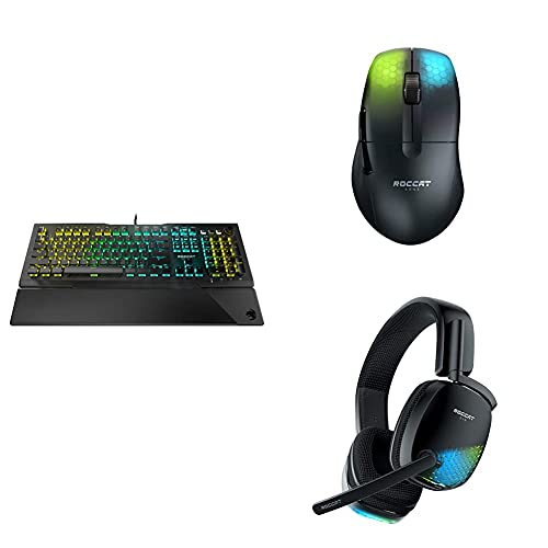 Roccat Vulcan Pro Keyboard Kone Pro Air Wireless Mouse Syn Pro Air Wireless Headset Bundle Buymebrands Com