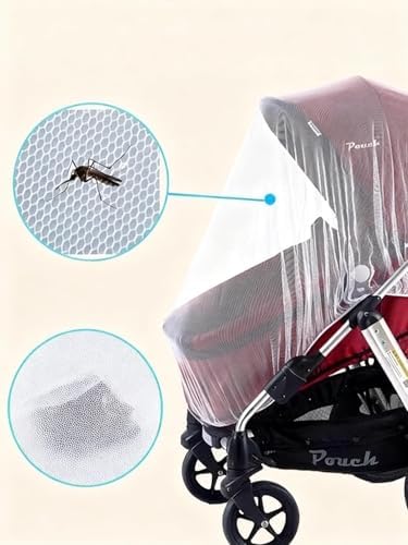 Full Coverage Insect Protection Baby Stroller Mosquito Net Portable Bug Shield for Outdoor Use - 3