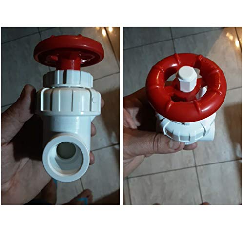Valve plastique de réglage de précision pour un arrosage régulé blanc 25mm