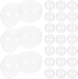 FOMIYES 100pcs Transparent Shell Small Round Capsules Transparent Gift Gumball Machines Capsules Xmas Tree Ball Prize Mini Toy Round Clear Ball Plastic Child Wedding Body wash