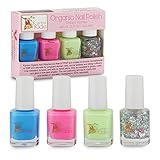 Karma Kids Nail Polish Box Set No. 1 Natural Safe Nail Polish for Little Girls - Non-Toxic, Vegan, and Cruelty Free – Quick Dry Kids Friendly