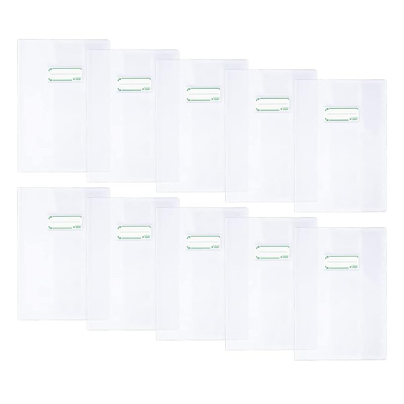 Capa para Caderno A4 Maxi de Polietileno Favorit CoLibrì Eco, Pacote com 10