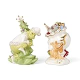 Lenox 896340 Merry Grinchmas Salt & Pepper Set, 2-Piece, Green, Christmas & Holiday Hosting