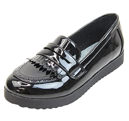 Skyrocket Chaussures d'école habillées pour enfants Noir, Noir , 38/38.5 EU Cover