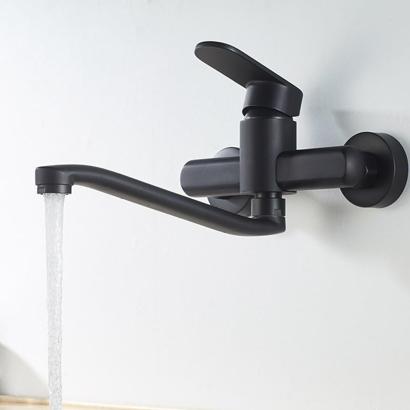 Robinet d'évier de balcon mural durable pour configurations intérieures