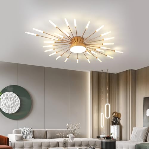 JAYMP Ceiling Light Modern Flower Shape Ceiling Lamp for Living