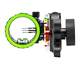 REDLINE RL-2 Three Pin Slider Bow Sight - .019 Fiber Upper Pins and .010 Lower Pin with 2nd & 3rd...