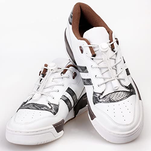 Image of UpUGo Elastic Shoe Laces, No Tie Shoe Laces Tieless for Kids, Adults, Elderly, One Size Fit All