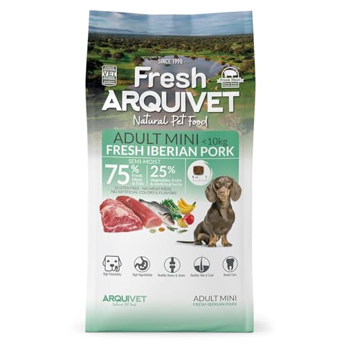 Arquivet Fresh MINI Maiale Iberico - Alimento semi-umido per cani di piccola taglia - 1 kg