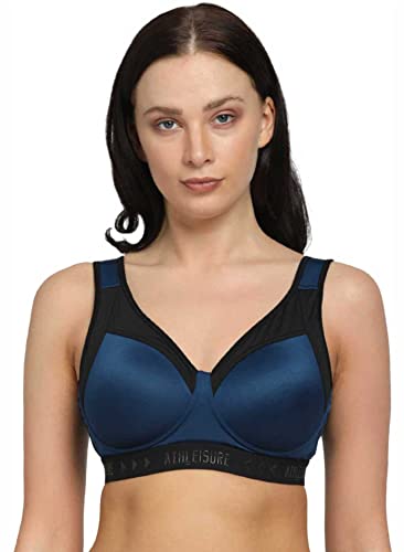 Image of Lovable Women's Polyester Lightly Padded Wire Free Modern Sports Bra