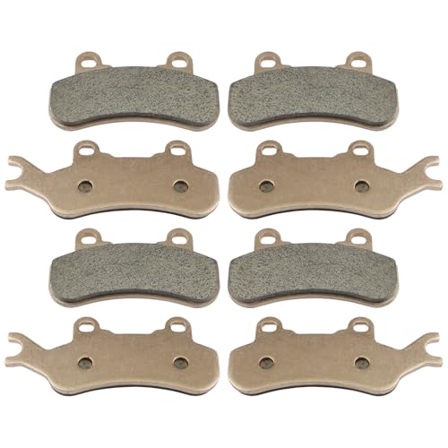 Front & Rear Brake Pads Sintered for Can Am Maverick X3 2017-2023, Maverick MAX, Maverick Sport 1000 EFI MAX 1000R Turbo R, Maverick Trail 800 1000, Defender 6x6/ Max/Pro, High Braking Performance