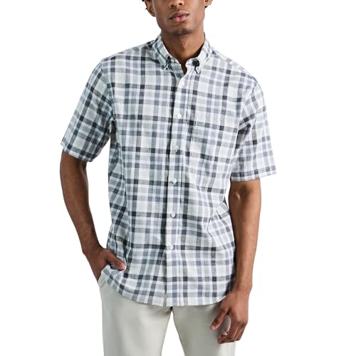 Best Shirts for Guys with Big Bellies: The 3-Rule Style Guide Plus 12 Picks That Change How You Look 18 Haggar® Men's Life Khaki™ Short Sleeve Button-Down Linen Shirt