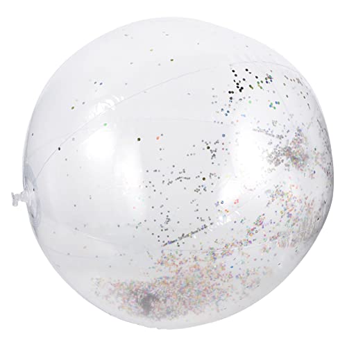 BESPORTBLE 1 Set Inflatable Glitter Beach Ball Sequin Balls for Pool Parties Summer Fun Backyard Games Beach for