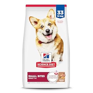 Hill’s Science Diet Adult 1-6 Small Bites Dry Dog Food, Lamb Meal & Brown Rice, 33 lb. Bag