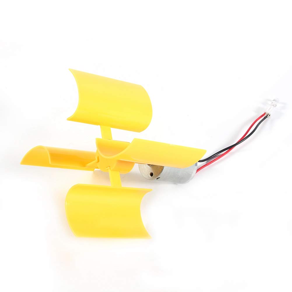 MAGT Generatore Eolico, Kit Fai da Te Piccolo Motore Verticale Turbine Eoliche Pale Pale Il Generatore Piccolo di Elettricità può Funzionare con Vento Leggero