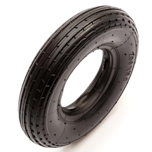 Pro Tyre 200x50 Ribbed Tread 4 Ply 200 x 50 8x2 Fits E100 E200 Electric Scooter