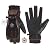 HANDLANDY Winter Work Gloves for Men Women, 3M Thinsulate Insulated, Waterproof Thermal Touchscreen Warm Grip Gloves for Cold Weather, Skiing, Snowboarding, Hiking (Brown, Medium)
