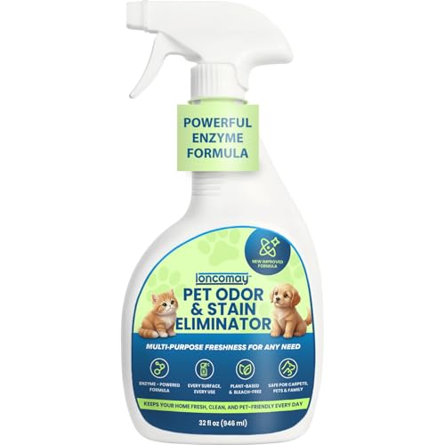 Loncomay Stain & Odor Eliminator for Strong Odor, 32oz Enzyme