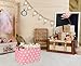 DDBASKET Rectangular Pink Baskets,Heart Basket,Pink Girls Basket Kids Storage Bin Baby Toy Organizer Box Love Room Decor for Home(Pink Love)