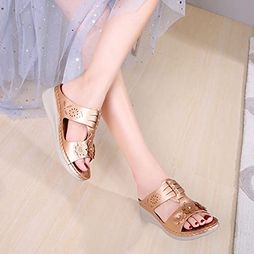 Orthopaedic ls with Arch Support for Women UK Lightweight Comfortable Orthotic ls Shoes Slip On Thick Cushion Slippers Ladies ls Plus Size 5 6 7 8 (Gray 4.5 UK)2