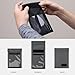 Silent Pocket SLNT Quick Access Key Fob Faraday Bag w Weatherproof Signal Blocking Nylon, Device Shielding for Key Fobs, Smart Watches - Travel, Privacy & Anti-Hacking (Charcoal Grey, Small)