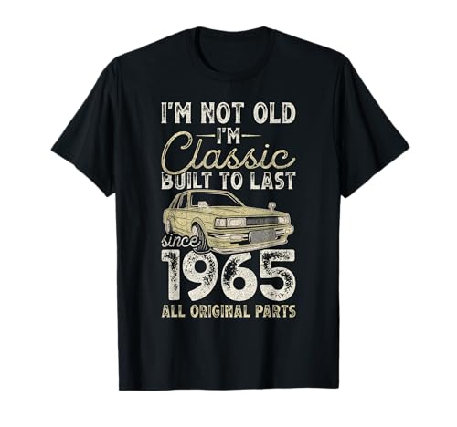 60th Birthday, Since 1965, Oldtimer, 60 Years Old T-Shirt