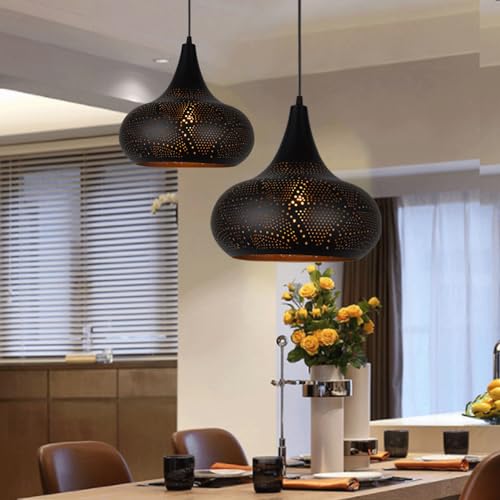 Lámpara colgante de hierro para balcón y terraza estilo farol 2