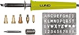 DETAILS: Leistung: 30 Watt | Maximaltemperatur: ca. 400°C | incl. 6x Brennspitzen, 1x Feder und 1x Schablone mit verschiedenen Buchstaben, Zahlen und Symbolen.