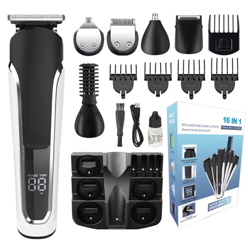 Tondeuse barbe & cheveux multifonction sans fil 8988T