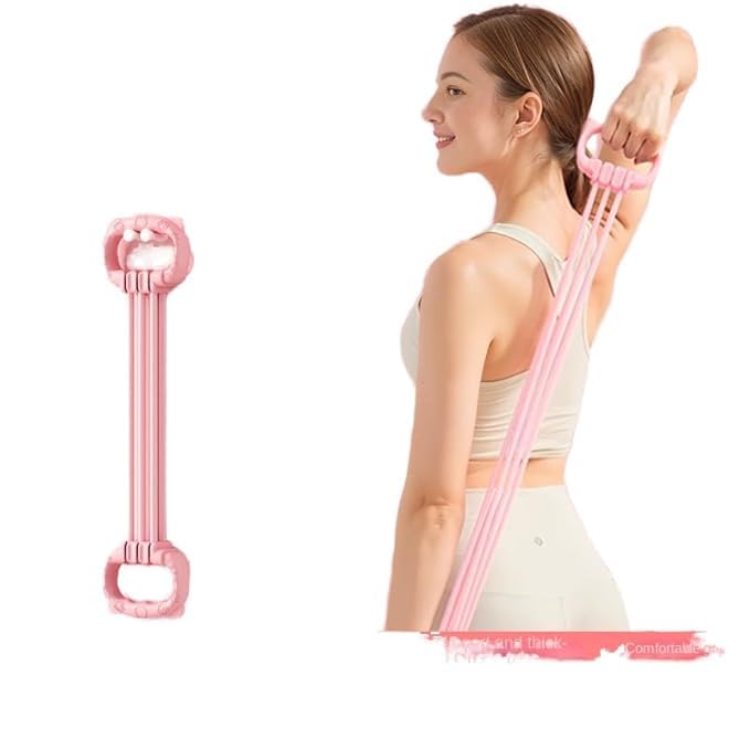 VAJIN Ultra-Soft Latex Flexibility Band – Open Back Stretch Strap for Yoga, Dance, Ballet & Body Toning