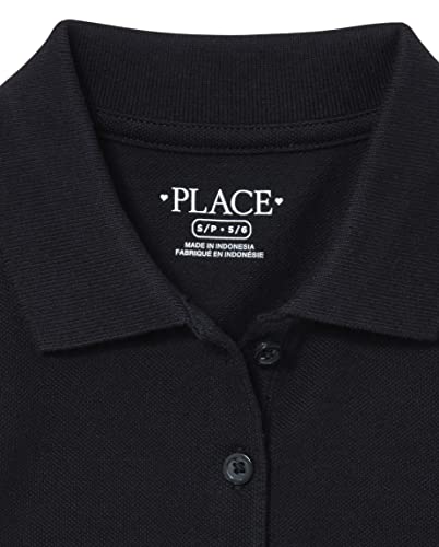Image of The Children's Place baby-girls And Toddler Short Sleeve Ruffle Pique Polo