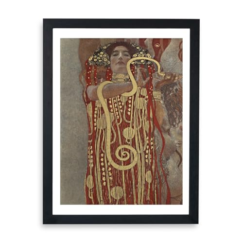 Affiche Klimt Hygieia encadrée Spiffing Prints tableau mural