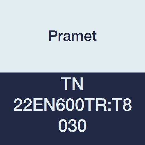 TN 22EN600TR:T8030 Carbide Indexable External Threading Insert, Multi-Material (P30,M25,K30), Pitch 6.00 mm, 3 Cutting Edges (Pack of 5)