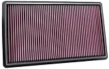 K&N Engine Air Filter: Increase Power & Acceleration, Washable, Premium, Replacement Car Air Filter: Compatible with 2008-2017 DODGE/SRT (Viper), 33-2432