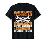 Wartungstechniker Instandhaltung Mechaniker T-Shirt