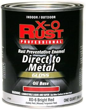 True Value Company XO6-QT XO Bright Red Enamel, 1 Quart