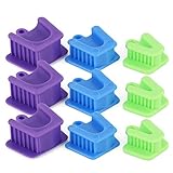 9PCS Dental Bite Blocks, Oral Silicone Mouth Prop Cheek Retrackors (3Pcs/Set, 3Sets/Pack)
