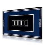 SPECTACE Tapete Poker 100 × 60 cm + Funda de Protección | Versión Premium - Tapete Cartas Profesional para Poker Set | Mesa Poker Estilo Casino