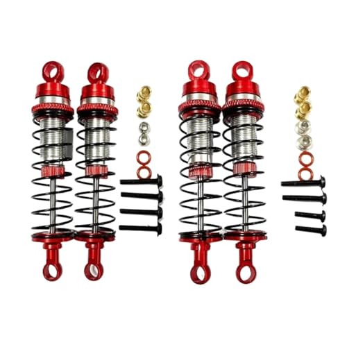 Amortisseurs avant arrière en métal rouge pour Losi Mini-T et Mini-B