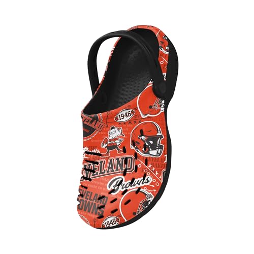 Image of FOCO Arizona Cardinals NFL Mens Historic Print Clog with Strap