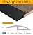 BNELL Carpet & Floor Edging Trim Strip,Self Adhesive-PVC Floor Transition Strip,Threshold Transitions Suitable for Threshold Height Less Than 20mm (6.56FT_Black)