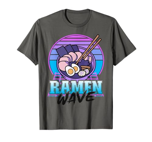 Ramen Wave 90s Retrowave Sunset Pastel Goth 80s Vaporwave Camiseta