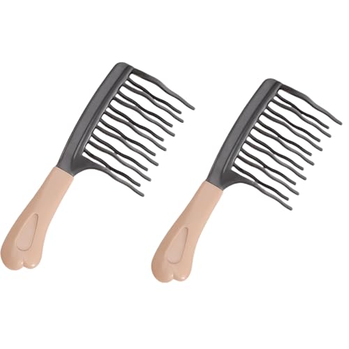 Peine de Dientes Anchos para Cabello Rizado con Mango Ergonómico miniatura 1