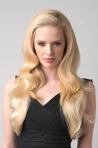 Perruque blonde longue boucles souples Frankii light ash blonde #24BT613 pour femmes