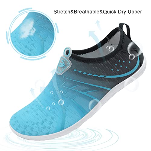 Image of Spesoul Womens and Mens Water Shoes Breathable Quick Dry Soft Barefoot Aqua Socks for Hiking Swim Beach Surf Yoga Sport