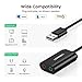 immagine 2UGREEN Scheda Audio USB Esterna Adattatore Audio USB 3.5mm per Cuffie Microfono Stereo Jack Casse, Compatibile con Windows, Mac OS X, Linux, PS4 - Plug And Play (Nero)